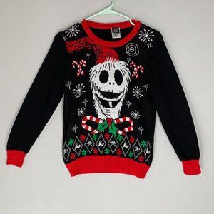 Disney Jack Skellington Nightmare Before Christmas Sweater M Women